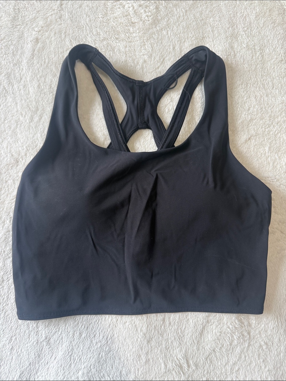 Lululemon Black Racerback Training Sports Bra